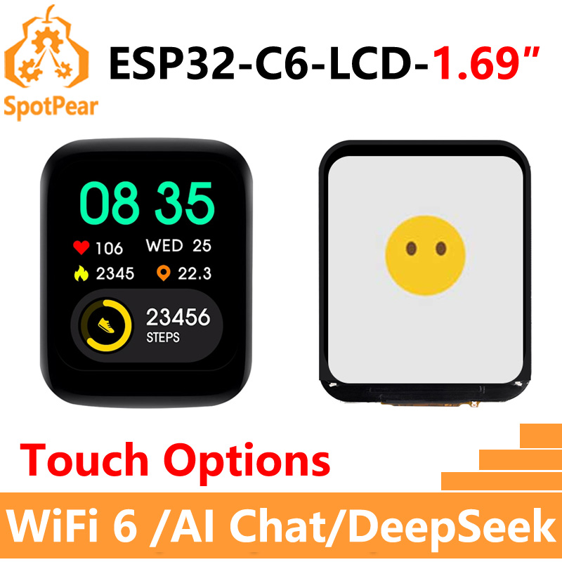 Esp32 C6 - Waveshare ESP32-C6 1,69-дюймовый сенсорный ЖК-дисплей с