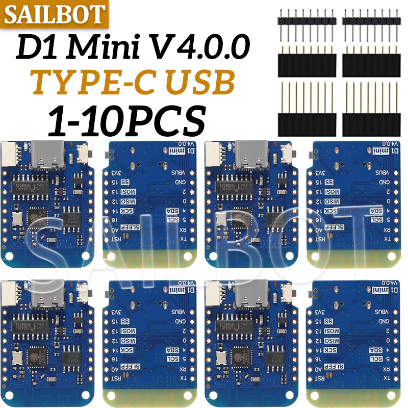 Esp8266 Nodemcu - 1-10 шт. WeMos D1 Mini ESP8266