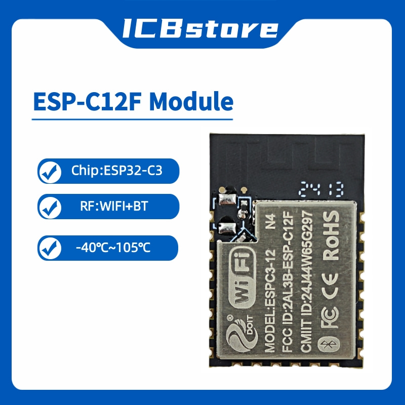 Esp32 C3 - Модуль серии ESP32-C3 ESP-C12F, беспроводной модуль