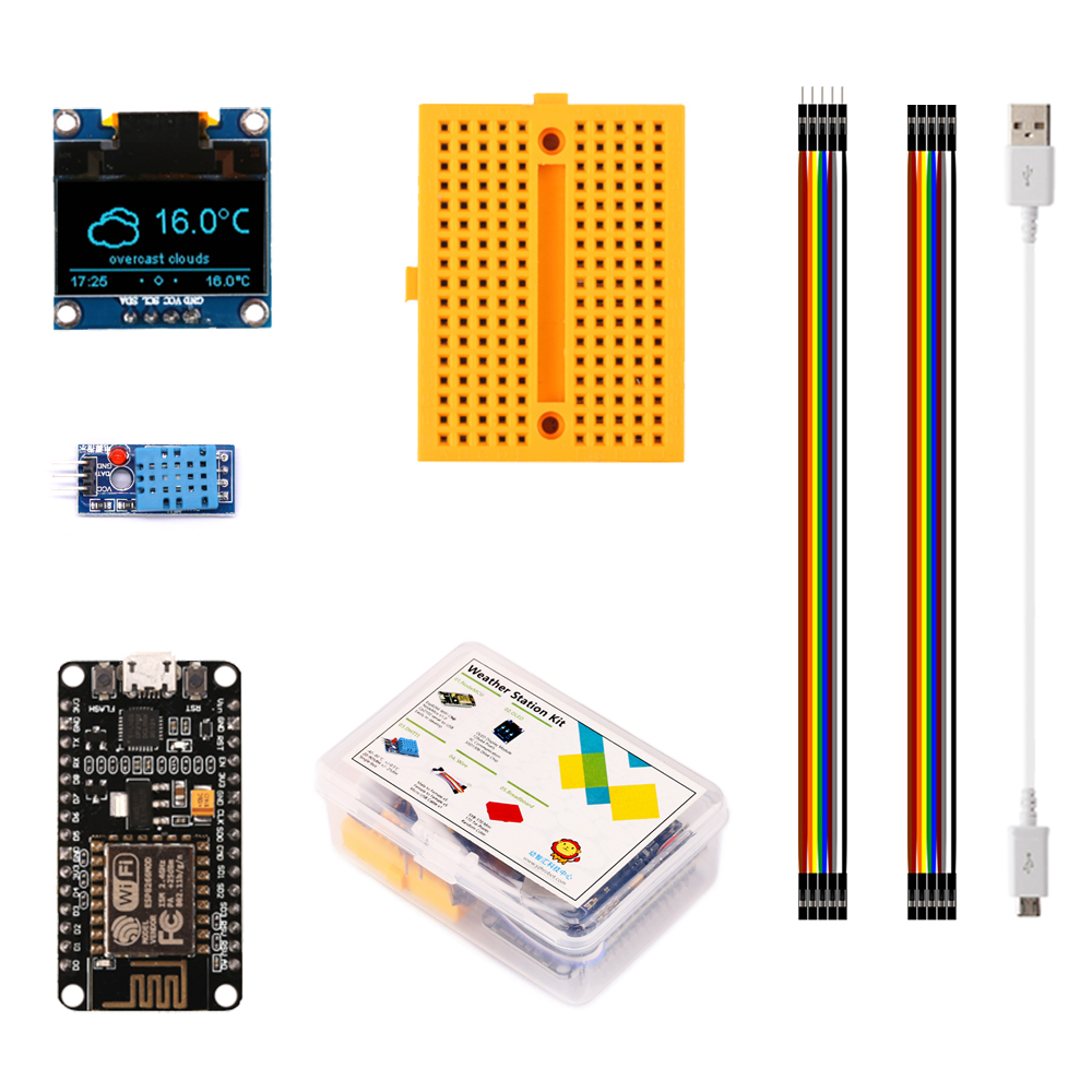 Esp8266 Nodemcu - Метеостанция ESP8266, набор «сделай сам» с