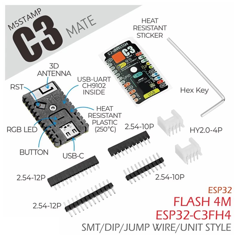 Плата разработки AS95-ESP32-C3 – обзор и цена Esp32 C3