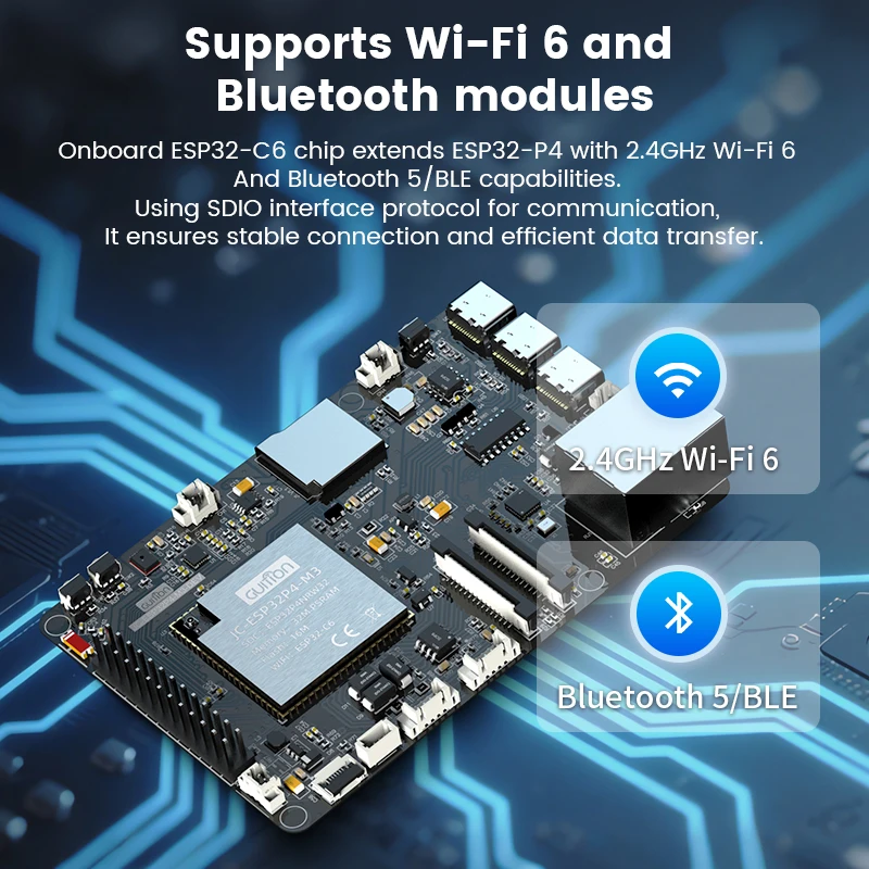 JC-ESP32P4-M3-DEV Макетная пла – обзор и цена Esp32 C6