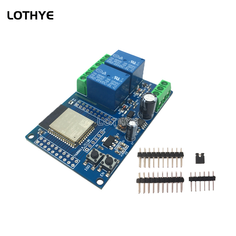 Модуль реле ESP32 с двумя кана – обзор и цена Esp32 Wifi Bluetooth Module