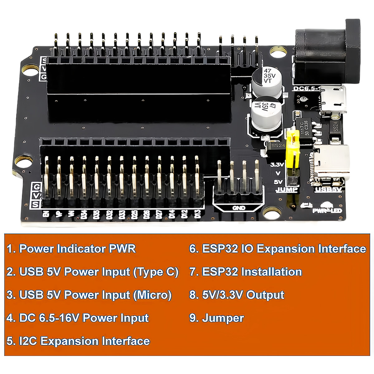 ESP32-WROOM-32 Плата расширени – обзор и цена Esp32 Devkit