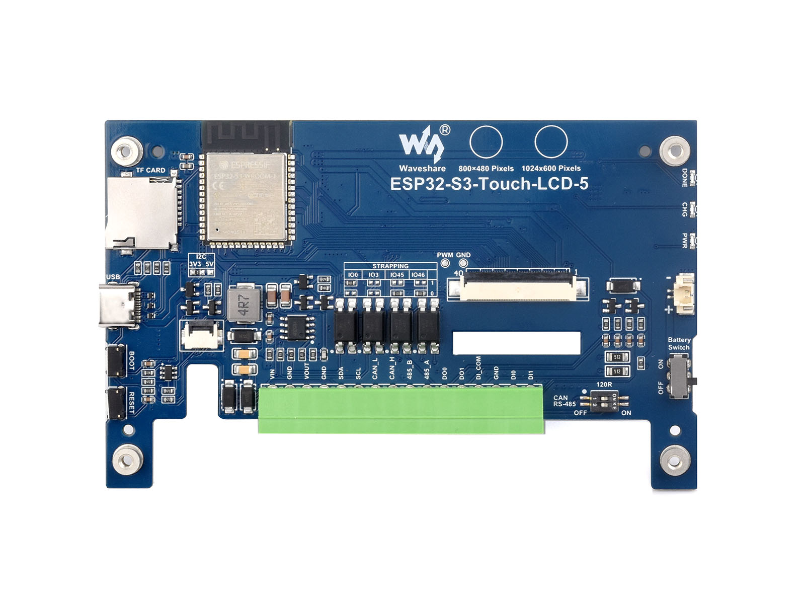 Waveshare ESP32-S3 5-дюймовый  – обзор и цена Esp32 Uart Module