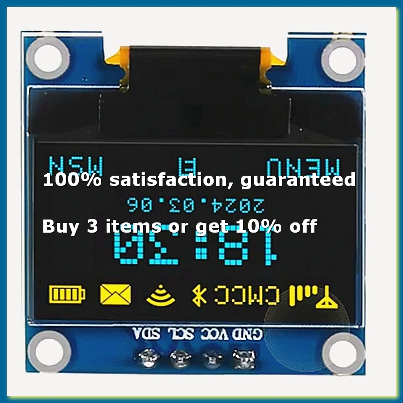 0,96-дюймовый OLED-дисплей I2C – обзор и цена Esp8266
