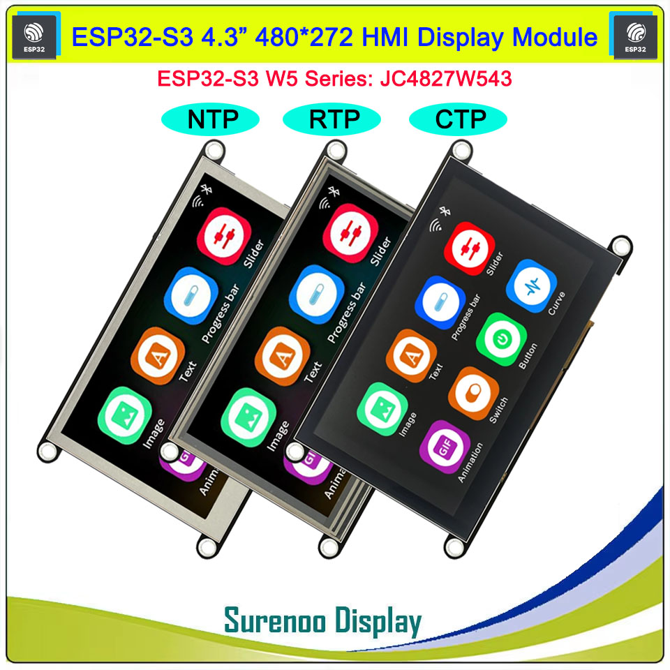 Модуль дисплея Guition HMI W5  – обзор и цена Esp32 P4