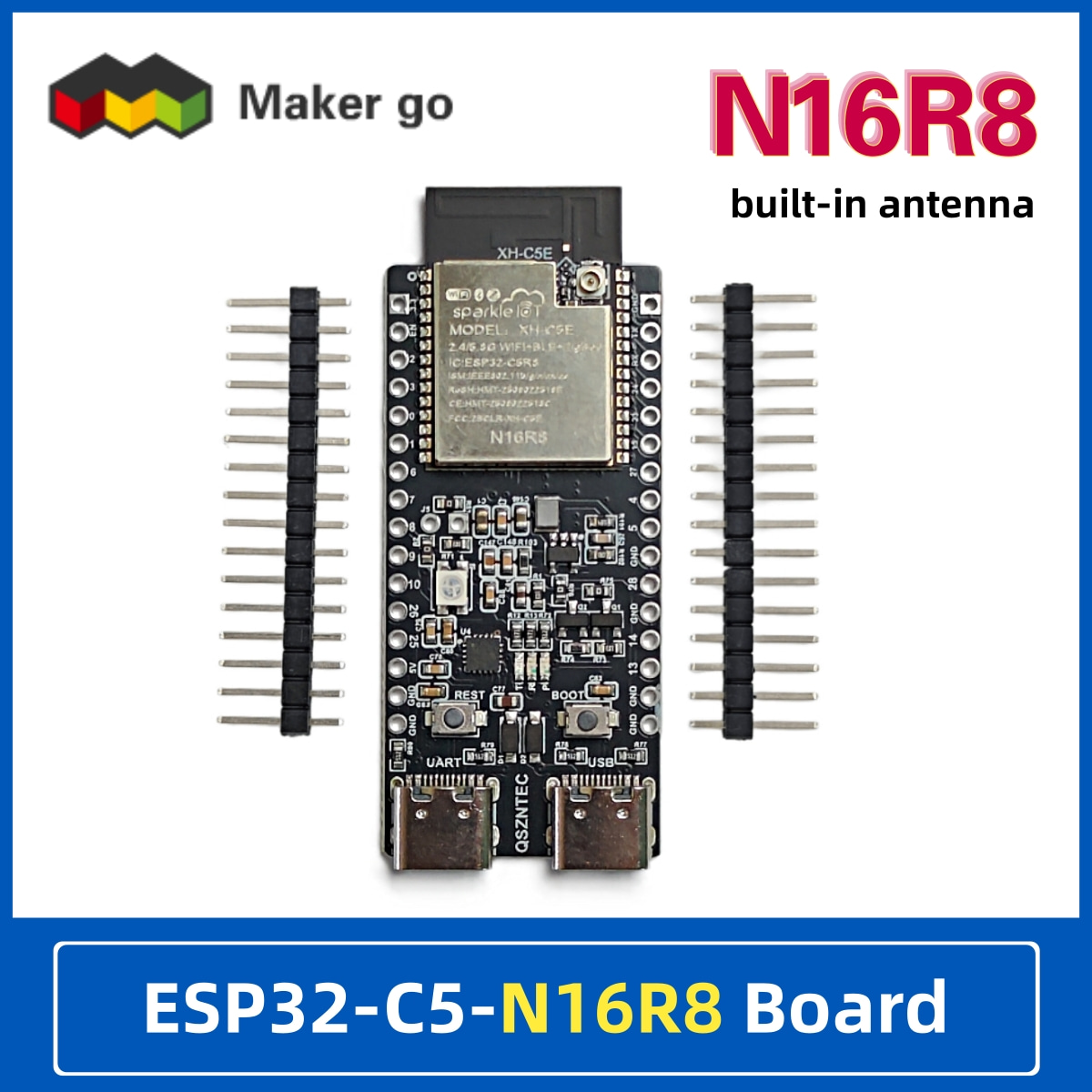 Плата разработки ESP32-C5-N16R – обзор и цена Esp32 Uart Module